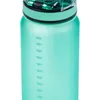 A close-up of a green water bottle with volume markings. Produktbild-Vorschau