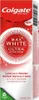 A product shot of Colgate Max White Ultra Active Foam Toothpaste packaging. Voir les images du produit
