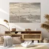 Bild auf Leinwand - Leinwandbild - 3 Teile - Möwen Küste Produktbild-Vorschau 7