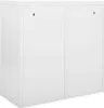 vidaXL Šatní skříň s posuvnými dveřmi šedá 90x40x90 cm Náhled obrázku produktu 3