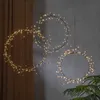 LED Lichtkranz Nike - 80 warmweiße LED - D: 30cm - Batterie Produktbild-Vorschau 4