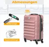 KESSER® Reisekoffer Hartschalen Koffer mit Zahlenschloss, Produktbild-Vorschau 2