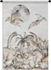 MuchoWow® Wandteppich Wandbehang Dinosaurier - Dschungel Produktbild-Vorschau 1