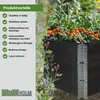 Hochbeet 3er Set Palettenrahmen Pflanzbeet 120x80x60 cm aus Produktbild-Vorschau 6