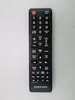 A black Samsung remote control is shown against a light gray background. Produktbild-Vorschau