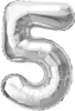 Oblique Unique 25. Geburtstag Silberhochzeit Deko Set - Produktbild-Vorschau 3