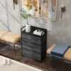 HOMCOM Kommode, Sideboard mit 4 Faltbaren Schubladen aus Produktbild-Vorschau 8