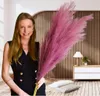 Layba Pampová tráva dekorace v barvě Mauve Boho umělá Náhled obrázku produktu 2