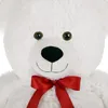 MONZANA® Ours En Peluche Très Douce Avec Noeud Rouge - Voir les images du produit 3