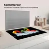 KitchenYeah© Herdabdeckplatte Paprika - Schwarz - Gemüse - Produktbild-Vorschau 8