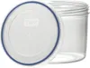 A clear plastic food storage container with its lid slightly ajar, placed on a white background. Náhľad obrázku produktu