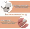 Set di vassoi per cabochon, montature rotonde, 20 pezzi, Anteprima dell’immagine prodotto 4