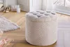 riess-ambiente Runder Hocker MODERN BAROCK 50cm champagner Produktbild-Vorschau 4