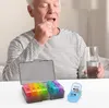 Opret box na tabletky 7 dní 2 priehradky bez BPA s veľkým Náhľad obrázku produktu 8