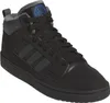 A black Adidas Rapid Court Mid Winterized shoe is shown from a three-quarter angle against a white background. Podgląd zdjęcia produktu