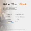 Kobi E14 LED-Lampe Röhre 4W 470lm 3000K warmweiß 5 Stück Produktbild-Vorschau 10