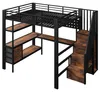 Letto a castello Merax, letto a soppalco 140x200 cm, letto Anteprima dell’immagine prodotto 11