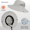 2 Stück Sonnenhut für Damen Outdoor Faltbar Safari Hut mit Produktbild-Vorschau 5