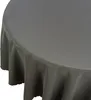 Ubrus odolný proti skvrnám, grafitově šedý, kulatý, 100 cm Náhled obrázku produktu 2