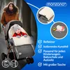 MONZANA® Footmuff pro kočárek dítě zima s reflexními prvky Náhled obrázku produktu 2