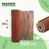 BOGATECO Weidenmatte Sichtschutz Zaun aus Holz | 80 cm Hoch Produktbild-Vorschau 2