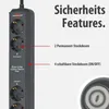 Brennenstuhl 1150610184, 2 m, Niebieski, 4 x gniazdo Podgląd zdjęcia produktu 3