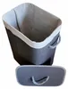 Ekspand | Wäschekorb - Grau - 72 L - Bambusmaterial - 40 x Produktbild-Vorschau 3