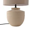 Lindby Tischleuchte Thalassia, beige, Ø 30 cm, Keramik Produktbild-Vorschau 7
