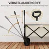 Outsunny Gartenwagen 100 kg belastbar, klappbar Produktbild-Vorschau 8