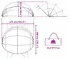 vidaXL Pool-Dome Transparent 472 x 460 x 229 cm PVC Náhled obrázku produktu 8