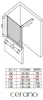 Mampara de ducha Walk-in Onyx, semicircular, Vista previa de la imagen del producto 4