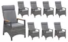 LC Garden »Keramo« Gartenstuhl natur-grau Verstellsessel Produktbild-Vorschau 5