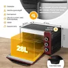 WOLTU Mini Backofen 28 L, Pizzaofen 1600 W, 100-230 °C, Produktbild-Vorschau 3