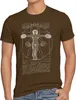 style3 Vitruvianischer Mensch mit Kurzhantel Herren T-Shirt Produktbild-Vorschau 1