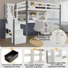 OKWISH Lit Mezzanine Ado 90x200 cm - Lit avec Bureau, Voir les images du produit 6