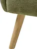 BELIANI Sessel Grün Stoff mit Holzbeinen Armlehnen Produktbild-Vorschau 7
