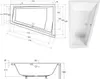 Badewanne Eckwanne Set 6in1 170x125 Rechts + Verkleidung Produktbild-Vorschau 10