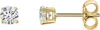 Celesta Gold Ohrstecker 375/- Gold 0,5cm gelb Zirkonia weiß Produktbild-Vorschau 2