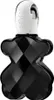 A black perfume bottle shaped like a bear with a silver cap. Podgląd zdjęcia produktu