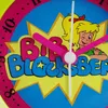 A close-up of a children's clock featuring the character Bibi Blocksberg. Produktbild-Vorschau