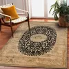 Wollteppich SUPERIOR Piemonte Rosette beige / dunkelblau Produktbild-Vorschau 4