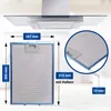 Metallfilter 2x passend wie Whirlpool 480122102168 Produktbild-Vorschau 5