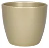 Floran Blumentopf/Pflanztopf Boule - gold - Keramik - 12 x Produktbild-Vorschau 1
