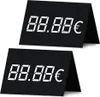 Cartellino prezzo PRICARO "a due cifre" nero, 50 pezzi con Anteprima dell’immagine prodotto 2