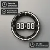 LED Tisch- und Wanduhr Digitaluhr mit 12/24-Stunden-Anzeige Produktbild-Vorschau 5