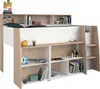 Parisot Lucas Hochbett 90x200 – Weiß/Eiche Nachbildung Produktbild-Vorschau 16