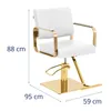 Fotel fryzjerski Expondo physa z podnóżkiem – 50–66 cm – Podgląd zdjęcia produktu 6