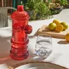 Sklenená fľaša na vodné nápoje Hydrant červená pre hasiča Náhľad obrázku produktu 4