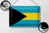 Blechschild Flagge Bahamas 30x20cm Flag of the Bahamas Produktbild-Vorschau 2