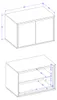 Waschtischunterschrank 78cm Sophéa, Taupe Produktbild-Vorschau 4